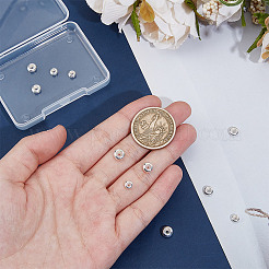 12Pcs 925 Sterling Silver Beads&nbsp;STER-DR0001-25C