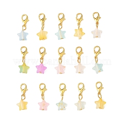 Star Acrylic Pendant Decorations&nbsp;HJEW-JM04576