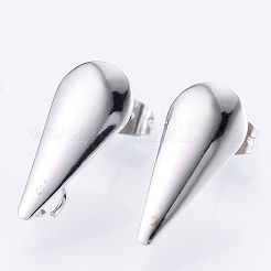 Non-Tarnish 304 Stainless Steel Stud Earring Findings&nbsp;X-STAS-Q231-04A