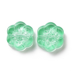 Transparent Spray Painted Glass Beads&nbsp;GLAA-I050-02C