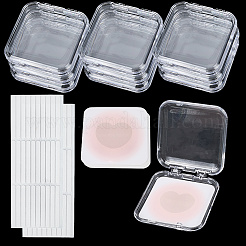 1Sheet Rectangle Double Side Adhesive Glue Sticky Tape For False Nail Tips&nbsp;MRMJ-SP0001-01
