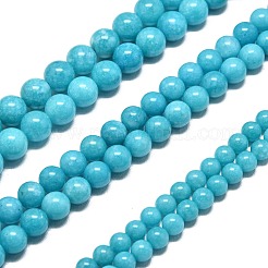 Natural Malaysia Jade Beads Strands&nbsp;G-L645-A01-6mm-24