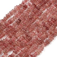 Natural Strawberry Quartz Beads Strands&nbsp;G-C250-01
