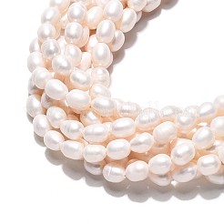 Natural Cultured Freshwater Pearl Beads Strands&nbsp;PEAR-N024-06