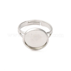 Adjustable Brass Ring Components&nbsp;KK-Q573-004P