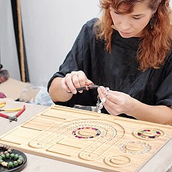 1Pc Bamboo Bead Design Board&nbsp;TOOL-YW0001-41