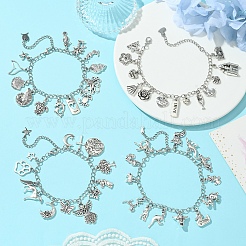 Iron Twisted Chain Bracelets&nbsp;BJEW-FS00007