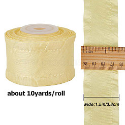 Ruffled Polyester Ribbon&nbsp;OCOR-WH0047-79