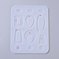 Earring Pendant Silicone Molds&nbsp;X-DIY-L023-31