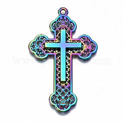 Rainbow Color Alloy Big Pendants&nbsp;PALLOY-S180-014-RS