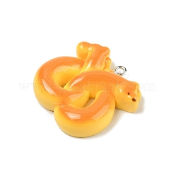 Opaque Resin Pendants&nbsp;RESI-RESI-R462-01B