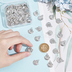 100Pcs Tibetan Style Alloy Pendants&nbsp;TIBEP-UN0001-11