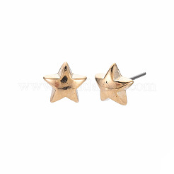 Star Stud Earrings for Women&nbsp;EJEW-S213-03A-01G-RS