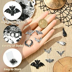 36Pcs 9 Styles Alloy Pendants&nbsp;FIND-YW0006-92