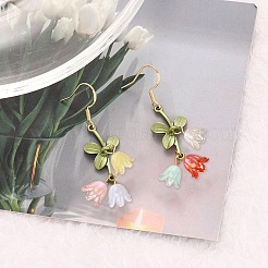 300Pcs 6-Petal Imitation Jelly Acrylic Bead Caps&nbsp;JACR-CJ0001-02