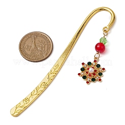 Christmas Theme Alloy  Hook Bookmarks&nbsp;AJEW-JK00334