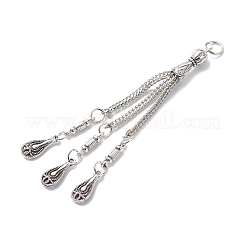 Tibetan Style Alloy Curb Chain Tassel Big Pendants&nbsp;X-FIND-I025-01E