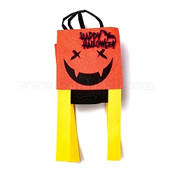 Devil Felt Halloween Candy Bags with Handles&nbsp;HAWE-K001-01G