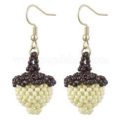 Glass Seed Beads Dangle Earrings&nbsp;EJEW-MZ00325