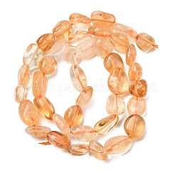 Heated Natural Citrine Beads Strands&nbsp;G-L608-A09-02