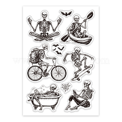 Custom Summer Theme PVC Plastic Clear Stamps&nbsp;DIY-WH0631-0363