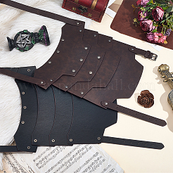 1Pc Medieval PU Leather Double Shoulder Armor&nbsp;AJEW-CL0002-44