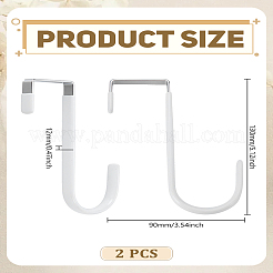 2Pcs Iron Hook Hangers&nbsp;FIND-LP0006-09