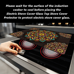 1Pc Cloth Induction Cooktop Protector Mats&nbsp;AJEW-GA0006-58C