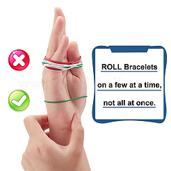 30Pcs 3 Color Iron Thin Wrap Bangles Set for Women&nbsp;BJEW-BC0001-29