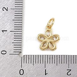 Brass Micro Pave Cubic Zirconia Pendants&nbsp;KK-A269-03A-G01