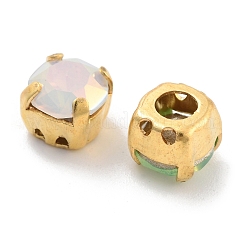 Flat Round Opal Sew On Rhinestones&nbsp;RGLA-G024-12A-G