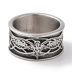 Viking Odins Raven Norse Wolf Finger Rings&nbsp;RJEW-U005-01E-AS