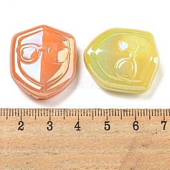 UV Plating Opaque Acrylic Beads&nbsp;OACR-G039-03