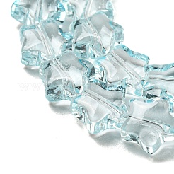 Baking Paint Transparent Glass Beads Strands&nbsp;X1-DGLA-A07-T8mm-KD04