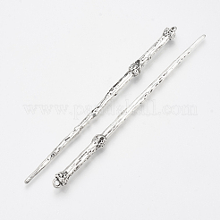 Tibetan Style Alloy Hair Stick Findings&nbsp;TIBE-Q083-002AS-RS