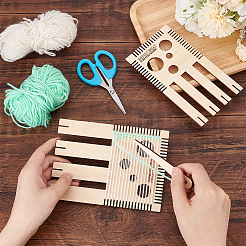 1 Set Wood Weaving Looms Kit&nbsp;DIY-BC0006-71