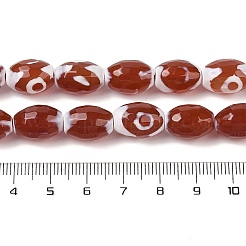Natural Tibetan dZi Agate Beads Strands&nbsp;G-Q194-B02-01