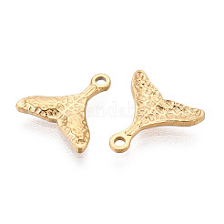 304 Stainless Steel Mermaid Tail Charms&nbsp;X-STAS-T072-52G