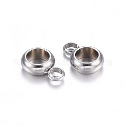 Tarnish Resistant 201 Stainless Steel Tube Bails&nbsp;STAS-O107-14P