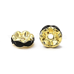 Brass Grade A Rhinestone Spacer Beads&nbsp;RSB030NF-04G