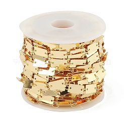 Brass Rectangle Link Chains&nbsp;CHC-M025-25G