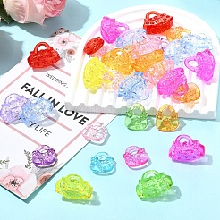 60Pcs 2 Styles Transparent Acrylic Pendants&nbsp;TACR-YW0003-38