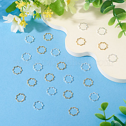 24Pcs 2 Colors Brass Linking Rings&nbsp;KK-TA0003-07