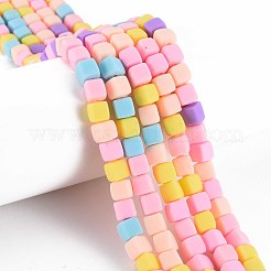 Handmade Polymer Clay Beads Strands&nbsp;CLAY-T020-09F