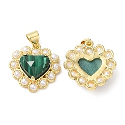 Natural Malachite Pendants&nbsp;G-E599-05G-A05