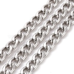 304 Stainless Steel Curb Chains&nbsp;CHS-TAC0001-03P