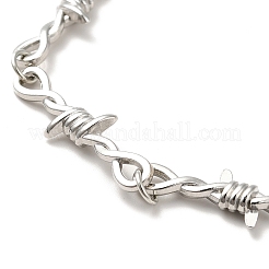 Alloy Thorns Link Chain Necklace&nbsp;NJEW-C027-01P