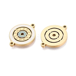 304 Stainless Steel Enamel Connector Charms&nbsp;STAS-Q111-11G