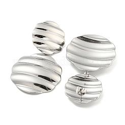 Tarnish Resistant 304 Stainless Steel Stud Earrings for Women&nbsp;EJEW-A108-12P