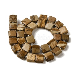 Natural Wood Lace Stone Wooden Jasper Beads Strands&nbsp;G-L596-A04-01
